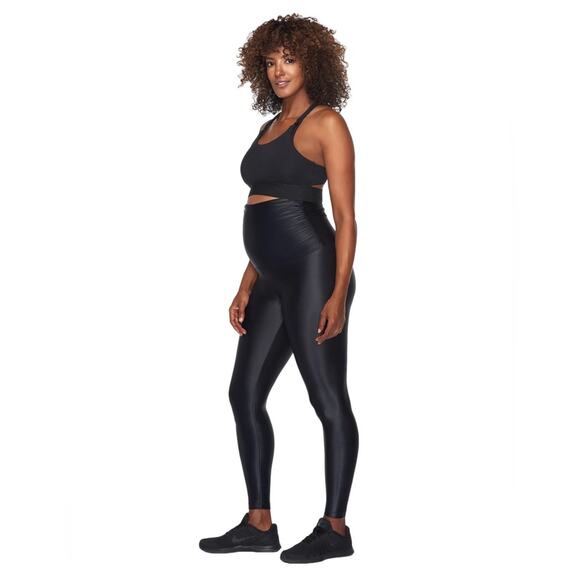 Koral Lustrous Infinity Maternity Legging in Black Size XS - Picture 1 of 14